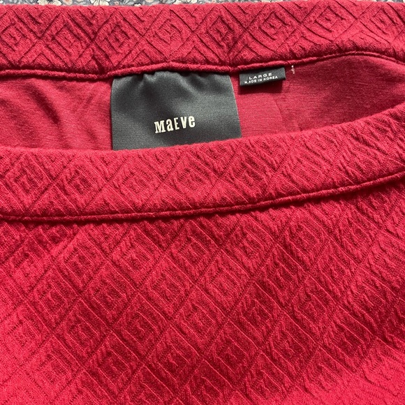 Red cotton skirt from Anthropologie - Picture 1 of 5